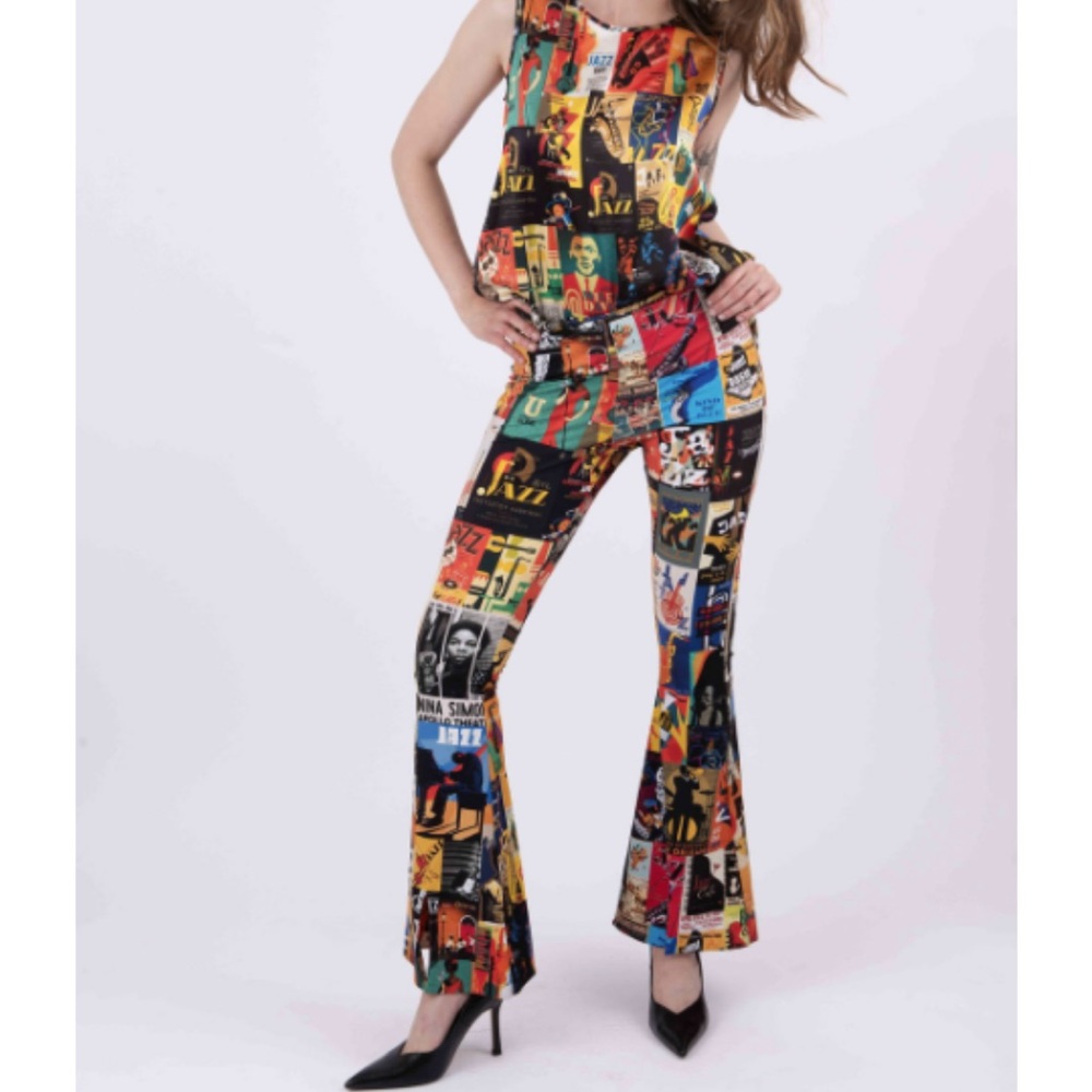 Colorful Graphic Women's Jumpsuit